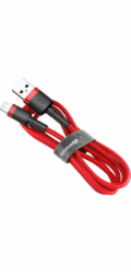 Kabel BASEUS USB Typ AM, Lightning M, 0,5m, červený