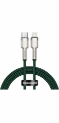 Kabel USB-C pro Lightning Baseus Cafule, PD, 20W, 1m (zelený)