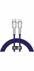 Kabel USB-C pro Lightning Baseus Cafule, PD, 20W, 1m (zelený)