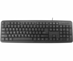 Gembird KB-U-103 klávesnice drátová černá US (KB-U-103)
