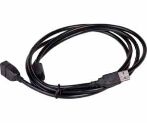 Akyga kabel USB A-A 1.8m/černá