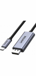 UNITEK V1409A cable gender changer USB-C DisplayPort Black Grey