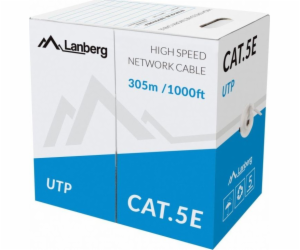 LANBERG UTP Kat.5e DRUT CCA cz LCU5-10CC-0305- síťový kabel