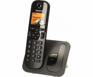 Černý stolní telefon Panasonic KX-TGB210PDB