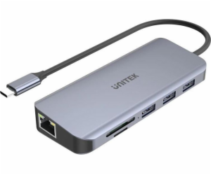 UNITEK D1026B dokovací stanice/replikátor portů USB 3.2 G...