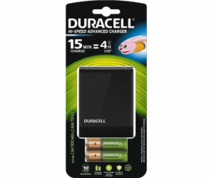 DURACELL battery charger CEF27 + 4pcs batteries