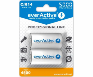 Nabíjecí baterie everActive Ni-MH R14 C 5000 mAh Professi...
