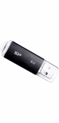 SILICON POWER Ultima U02 Pendrive USB flash drive 8 GB USB 2.0 (SP008GBUF2U02V1K) Black PAMSLPFLD0001