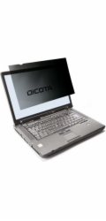 DICOTA - Filtr pro zvýšení soukromí k notebooku - dvoucestné - lepicí - šířka 14" - černá