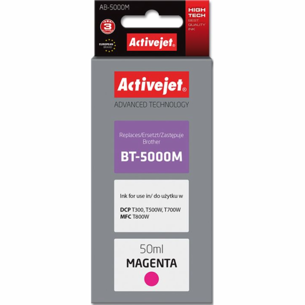 Activejet AB-5000M ink (replacement for Brother BT-5000M;...
