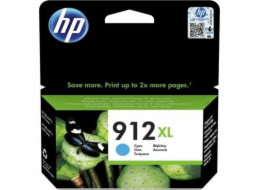 HP 912XL High Yield Cyan Original Ink Cartridge (825 pages) blister