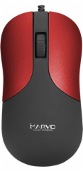 Myš Marvo DMS002RD, optická, drátová, 1200DPI, červená