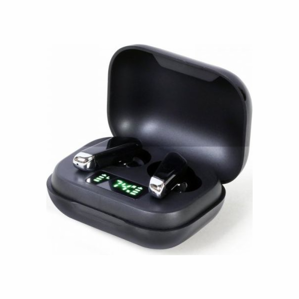 GEMBIRD sluchátka FitEar-X300B, Bluetooth, TWS, černá