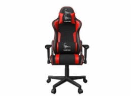GEMBIRD Gaming chair SCORPION black mesh red skin accents zboží po opravě vyprodej (P)