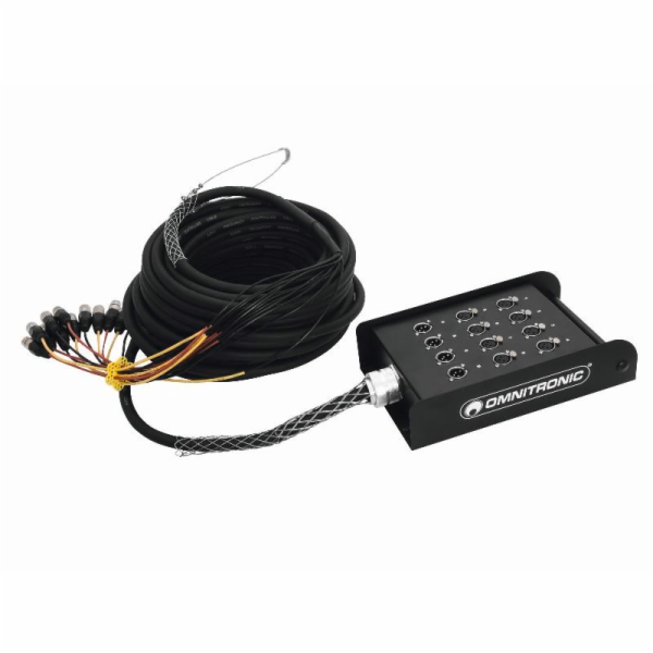 Omnitronic multicore kabel se stageboxem 8IN/4OUT XLR, 30 m