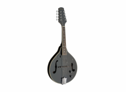 Stagg M50 E BLK, elektroakustická bluegrassová mandolína, černá