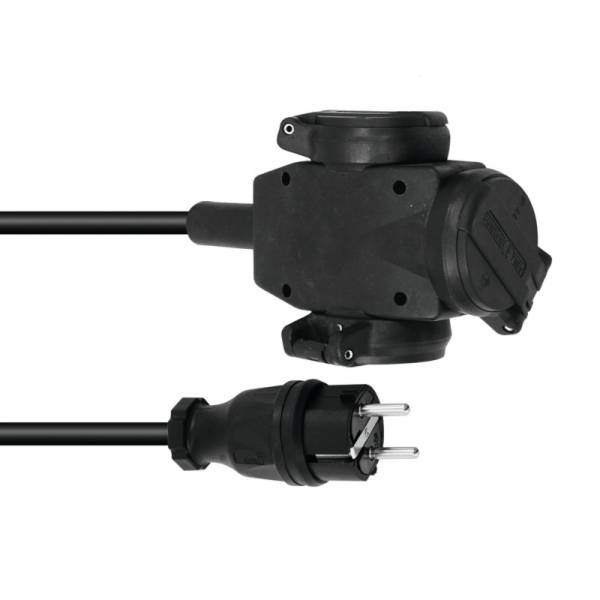 Eurolite prodlužovací kabel 3x2,5mm, délka 3m, 3x zásuvka