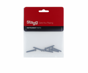 Stagg SP-PIWS-BK, kolíčky do kobylky pro akustickou kytaru