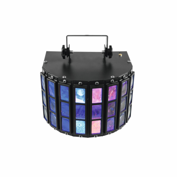 Eurolite LED Derby 6x 3W RGBAW, paprskový efekt