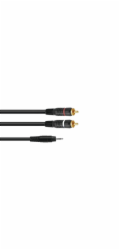 Kabel SKC-30 Jack 3,5 stereo - 2x RCA, 3 m