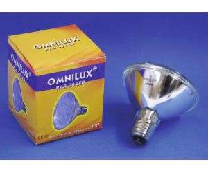OMNILUX lampa PAR-30 240V E-27 18 LED 5mm žlutá