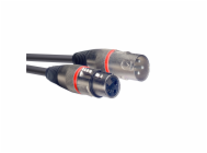 Stagg SMC1 RD, mikrofonní kabel XLR/XLR, 1m, červené kroužky