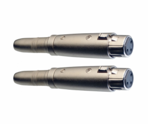 Stagg AC-XFPFH, redukce, Jack 6,3 mm zásuvka stereo - XLR...