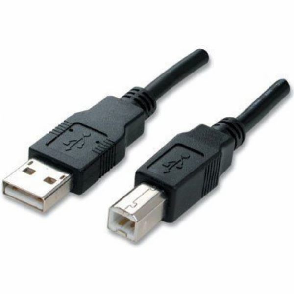 USB 2.0 Kabel, USB-A Stecker > USB-B Stecker