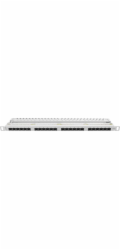 LANBERG PATCH PANEL 24 PORT 0.5U CAT.6 UTP GRAY