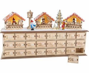 small foot Dřevěný adventní kalendář Vánoční trhy
