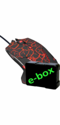 E-Blue Myš Mazer Pro,černo-červená,ebox