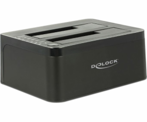 Delock Dual Docking Station SATA HDD > USB 3.0 with Clone...