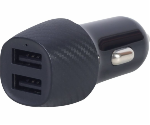 GEMBIRD TA-U2C48A-CAR-01 2port USB car charger 4.8A black