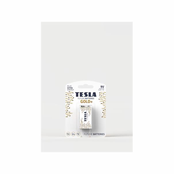 Tesla 9V GOLD+ alkalická (6LR61), 1 ks, ND