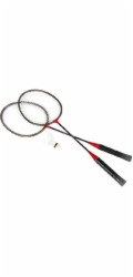 Spokey BADMNSET1 Sada na badminton - 2 x raketa, košíček, obal