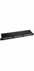 A-LAN Patch panel 1U 19 STP 24p. cat6 LSA police Q-LANTEC - PK-S6-1