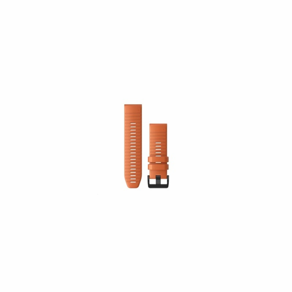 Garmin Řemínek QuickFit 26 mm, silikonový, oranžový, čern...