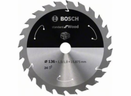 Pilový kotouč Bosch Standard for Wood, O 140mm, 24T