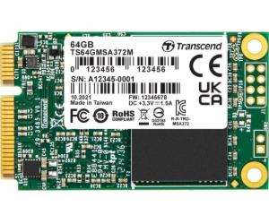 TRANSCEND MSA372M 64GB SSD disk mSATA, SATA III (MLC), 55...