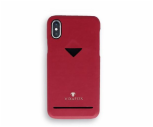 VixFox Card Slot Back Shell for Iphone X/XS ruby red