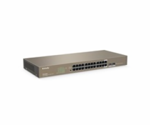 Tenda TEG1024F 24x Gigabit s SFP, 22x RJ45 + 2x SFP / RJ4...