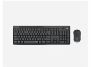 Logitech Silent Wireless Combo MK295, bezdrátová klávesnice + myš, 2.4 GHz, CZ/SK, Graphite