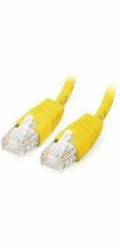 Propojovací kabel RJ45, kat. 6, UTP, 3m, žlutý
