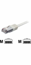 Equip Patchcord, S/FTP, Cat6, LSZH, 0,25m, bílá (605513)