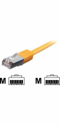 Vybavit Patchcord, S/FTP, Cat6, PIMF, 1M, žlutá (605560)