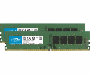 Crucial - DDR4 - sada - 32 GB: 2 x 16 GB - DIMM 288-pin -...