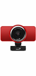 GENIUS webová kamera ECam 8000/ červená/ Full HD 1080P/ USB2.0/ mikrofon