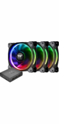Thermaltake Riing Plus 12 RGB Kit 3x Ventilátor +3x Lumi, skříňový ventilátor