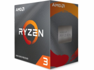 CPU AMD RYZEN 3 4100, 4-core, 3.8GHz, 6MB cache, 65W, socket AM4, BOX