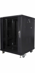 Lanberg stojanová skříň 19 15U 600X600 černá (FF01-6615-12B)
